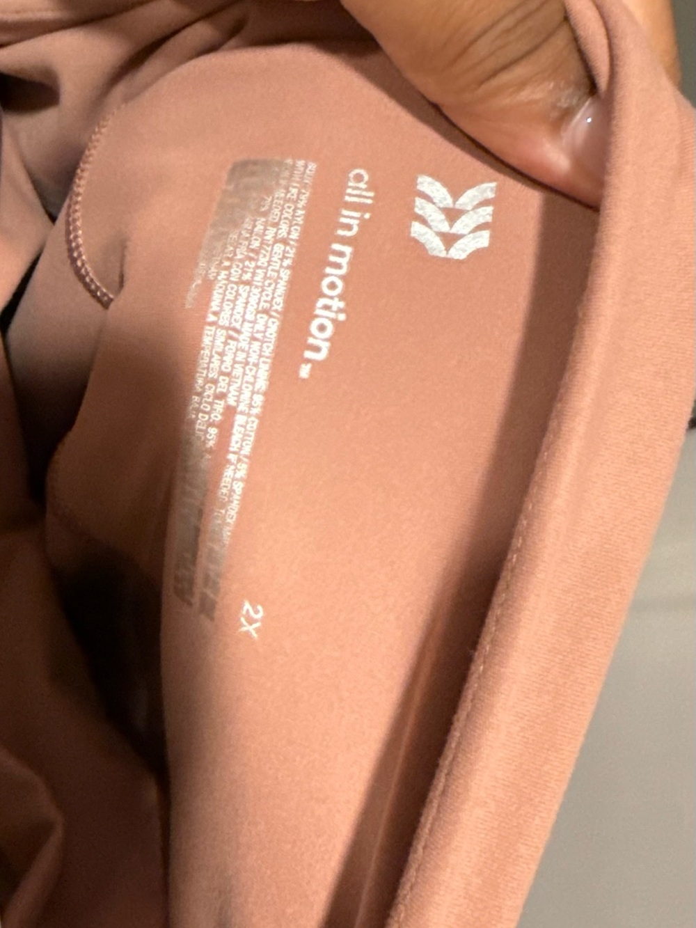 ALL in motion High-Rise Leggings in MAUVE - Picture 3 of 3